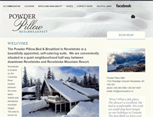 Tablet Screenshot of powderpillow.ca